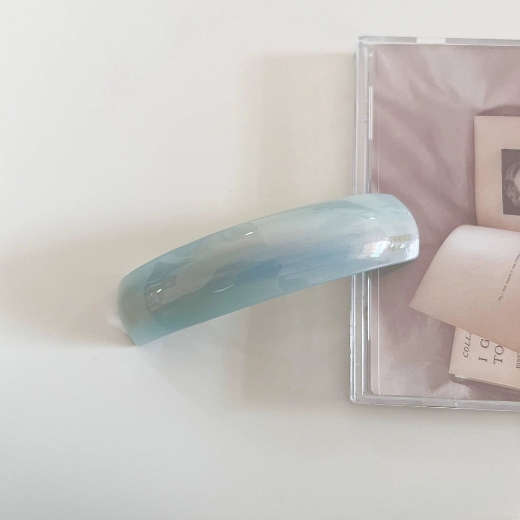 Korean Fashion Acetate Rectangle Hair Clips, Exquisite Spring Clips for Women's Ponytail & Back Head Hairstyles