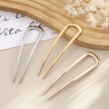 U Shaped Hairpins French Hair Sticks, Hair Fork for Women Girls Buns Chignon Hair Accessories