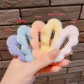 Cute Plush Hair Clips for Girls Adorable Cloud Shaped Hairpins for Kids Daily Hairstyling Accessories