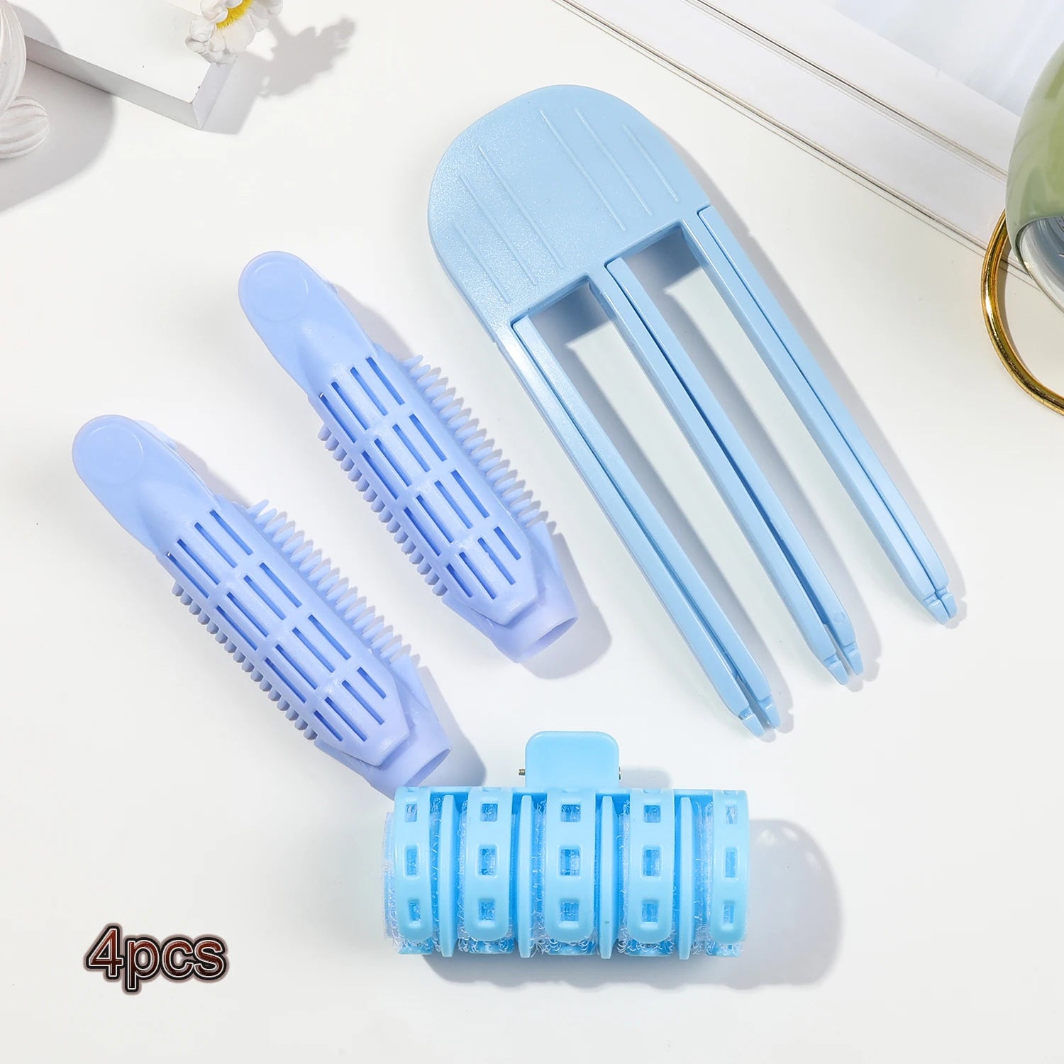 3 Style Fluffy Curling Bangs Clips for Women, Hair Roots Volumizing Hair Clips, Volume Hair Rollers